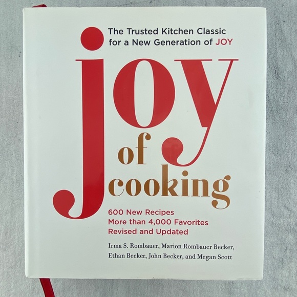 Book Other - The Joy Of Cooking 2019 Hardcover Cookbook with Dust Jacket 4,600+ Recipes